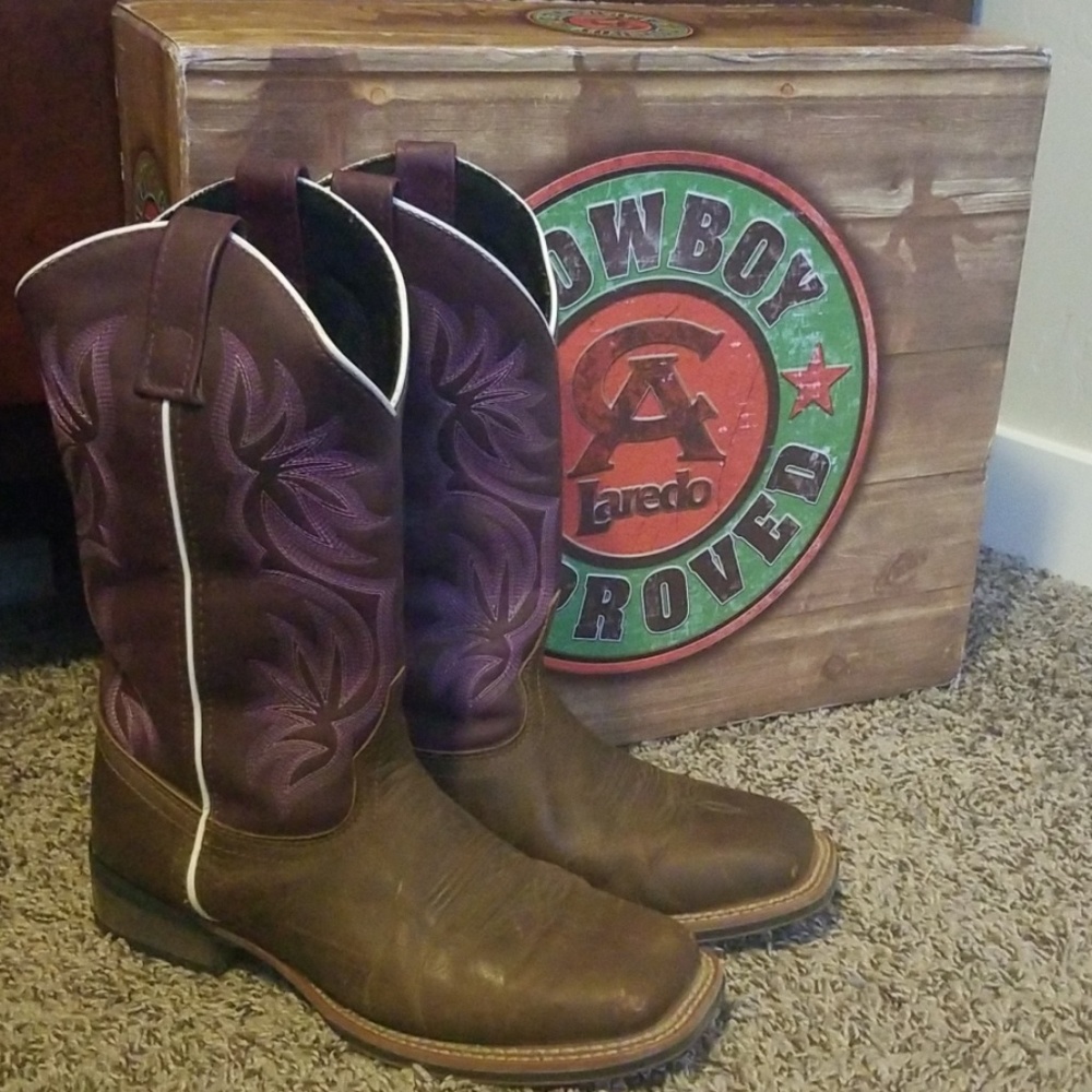 Square toe Laredo Boots